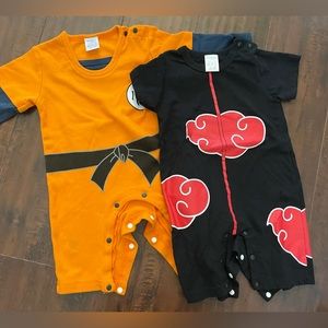 Anime baby onesies (Naruto and dragon ball z)